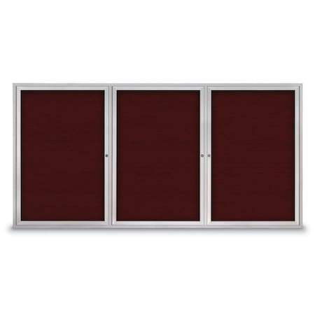 United Visual Products Letterboard, Burgundy/Satin UV1166D-SATIN-BURGUN